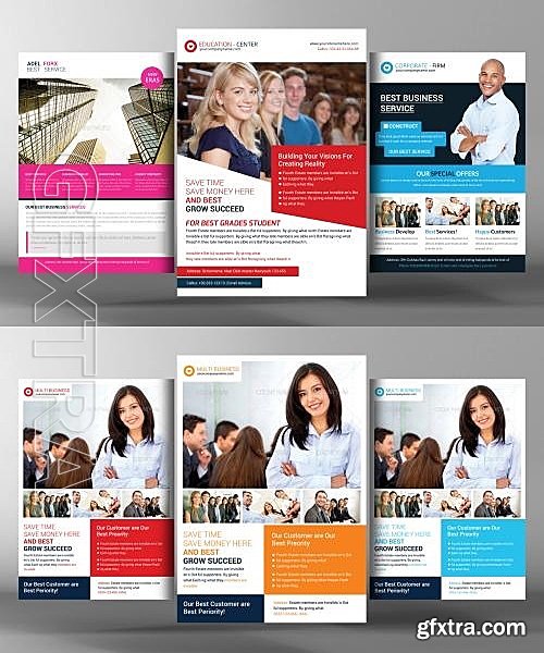 CM - 8 Corporate Business Flyers Bundle 111376