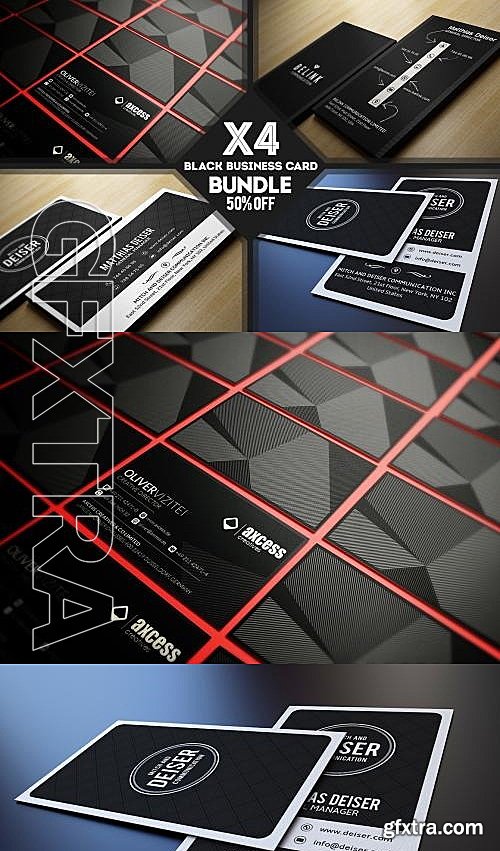 CM - Black Business Card Bundle 225411