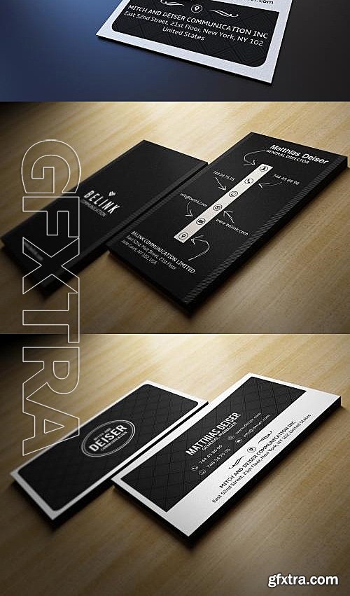 CM - Black Business Card Bundle 225411