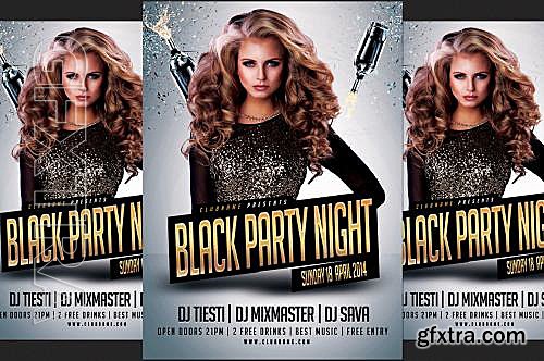 CM - Black Party Flyer 225443