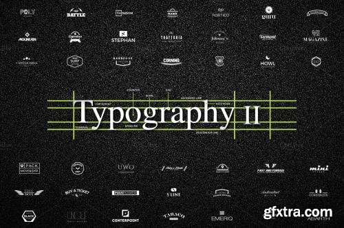 Creativemarket 50 UNIQUE Typography Logos 511577