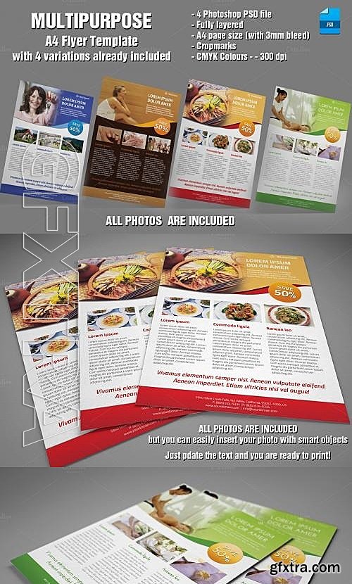 CM - Multipurpose Flyer with 4 variations 110654