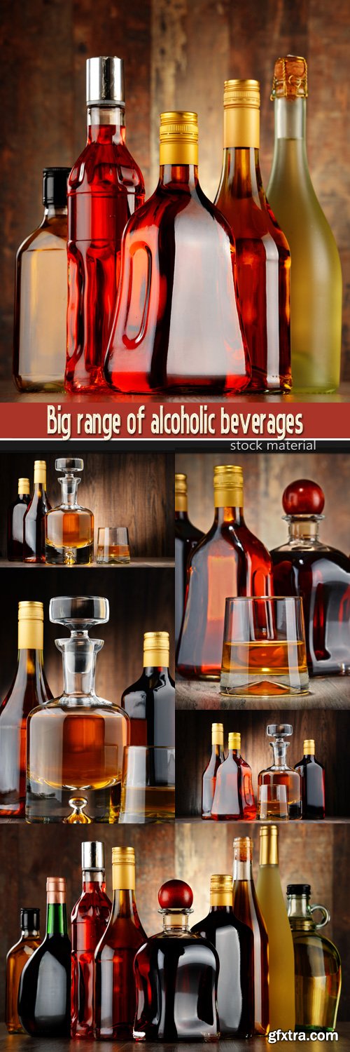 Big range of alcoholic beverages