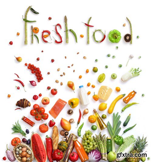 Healthy food background 13X JPEG