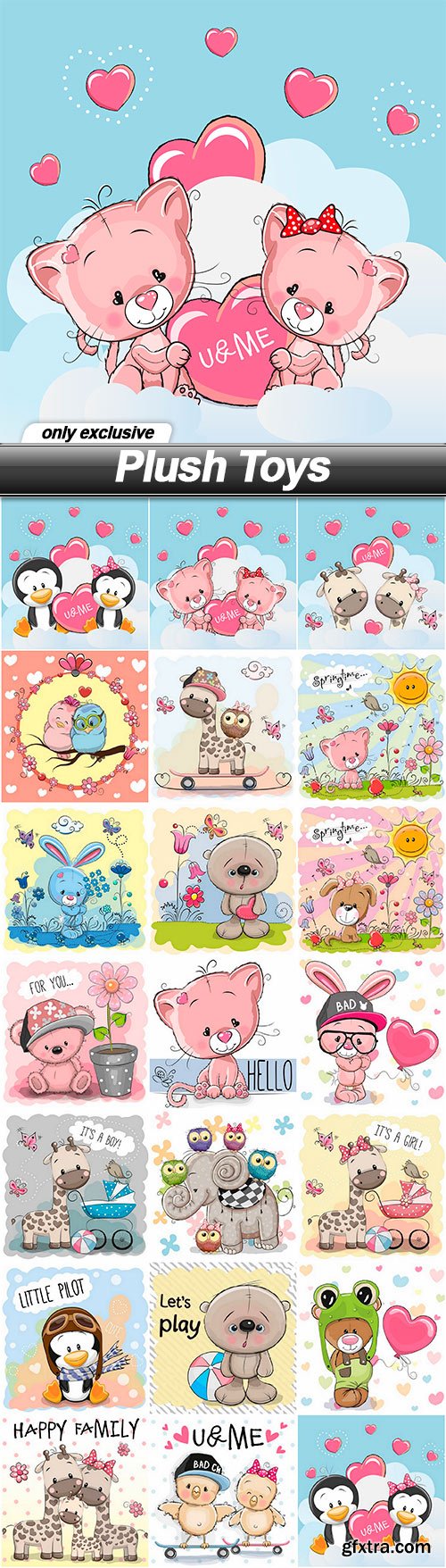 Plush Toys - 20 EPS