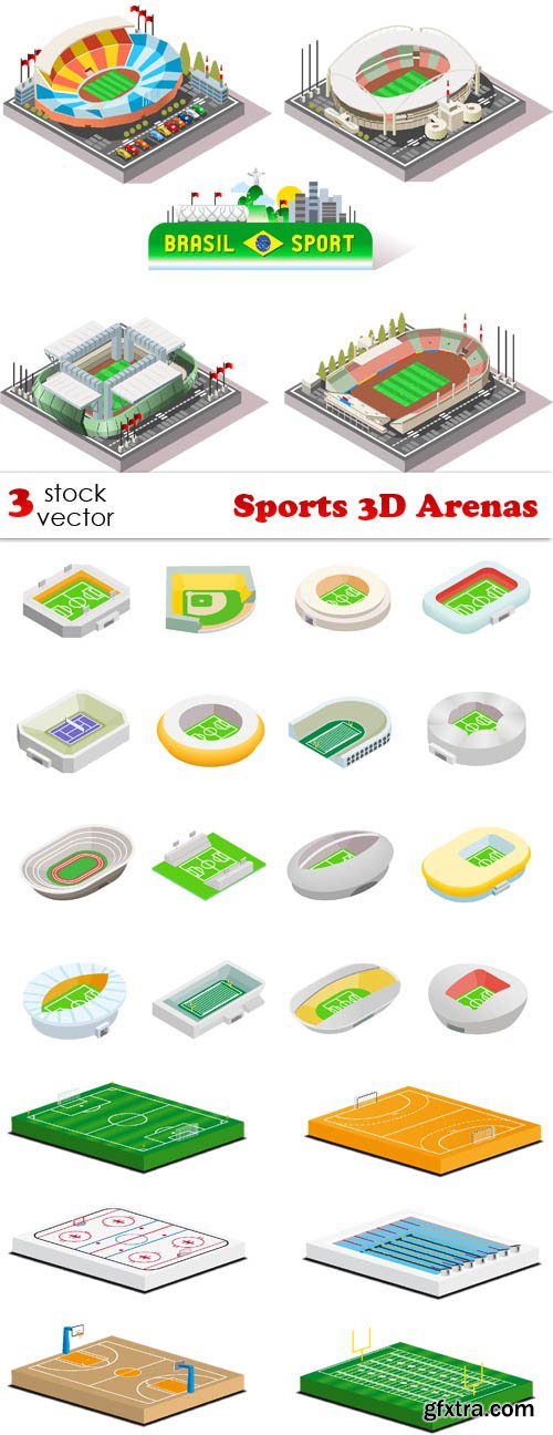 Vectors - Sports 3D Arenas