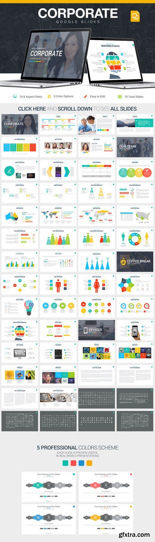 CM - Corporate Google Slides Template 561457