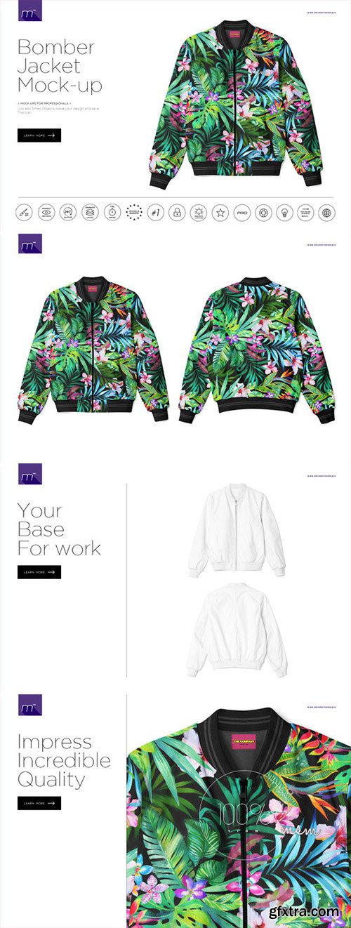 Bomber Jacket Mock-up - CM 476435