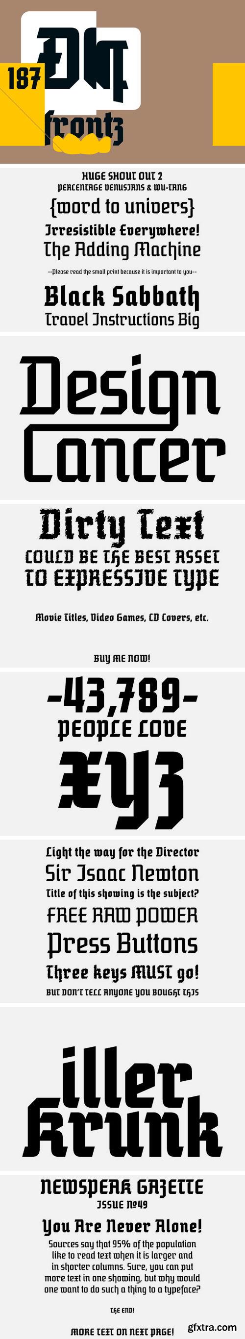 Blackhaus Font Family