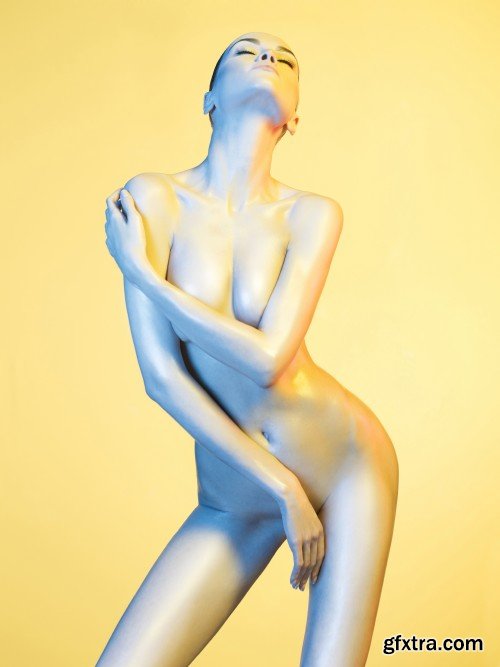 Naked woman with a beautiful figure