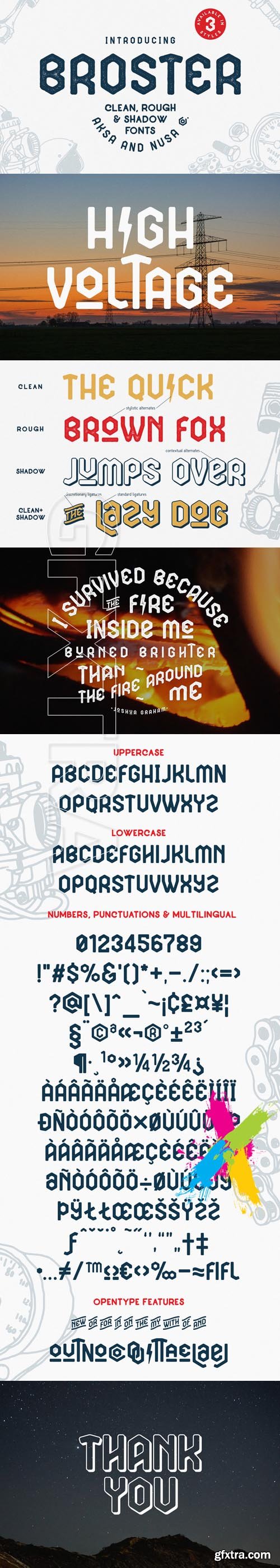 CM - BROSTER font