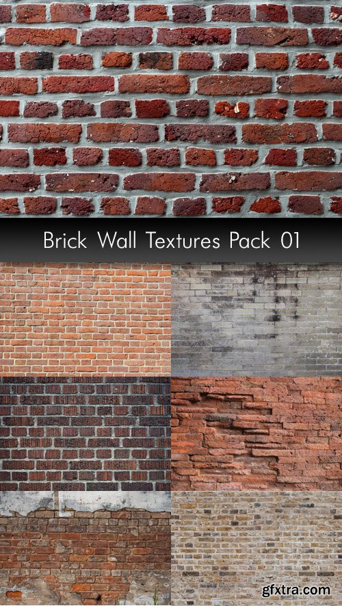 Brick Wall Textures, pack 1