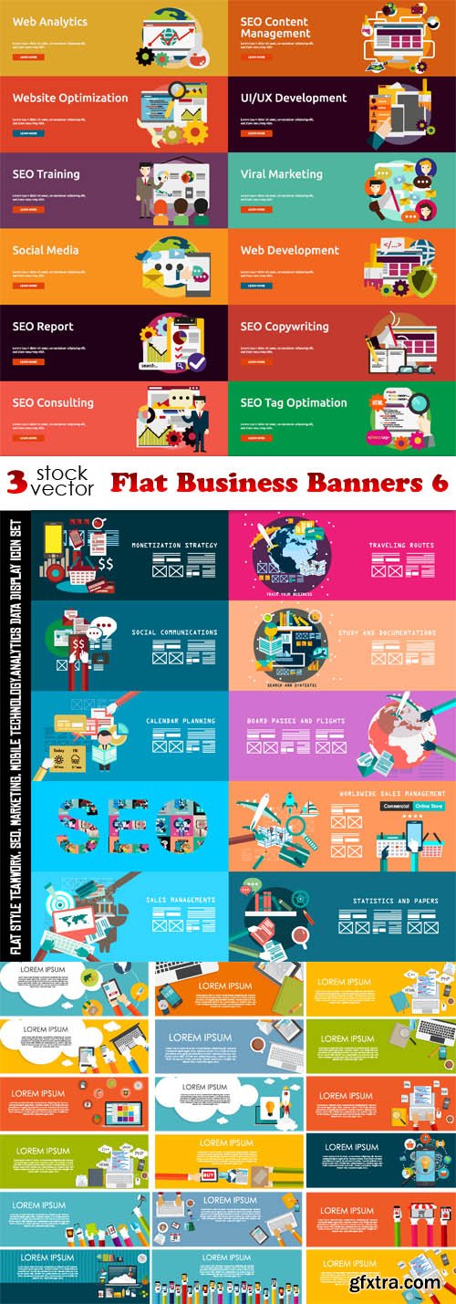 Vectors - Flat Business Banners 6