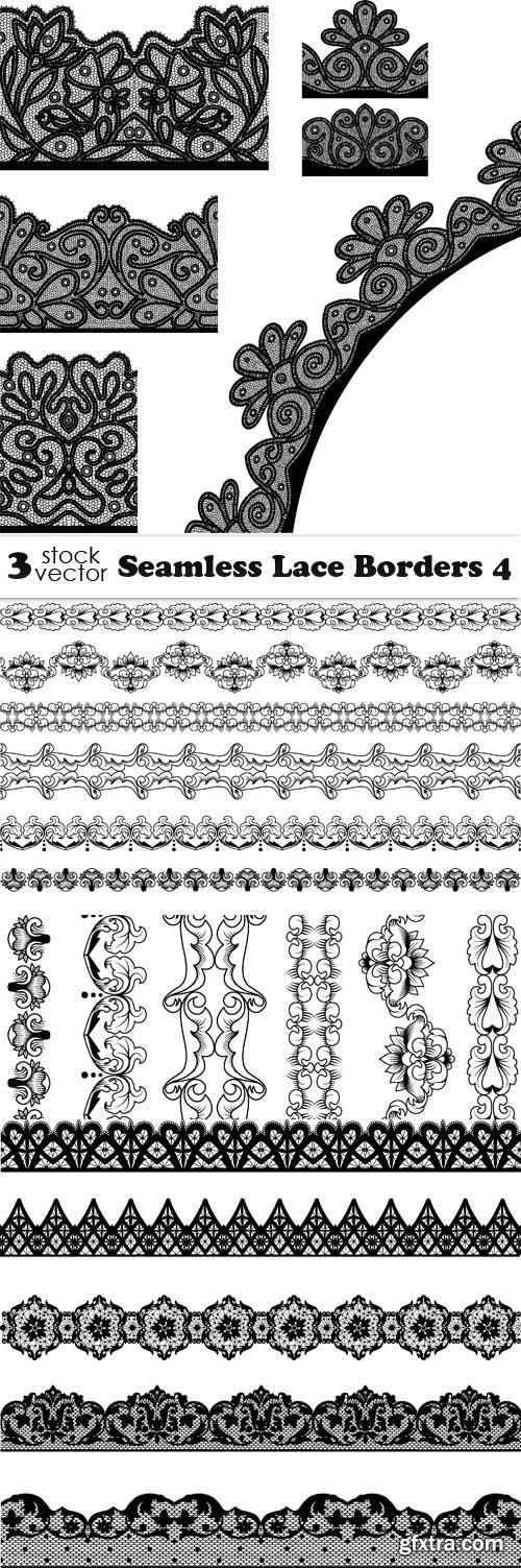 Vectors - Seamless Lace Borders 4