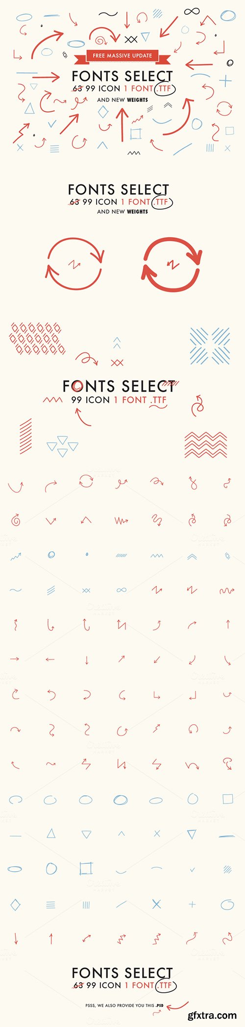 Font Select ICON - Massive update - CM 8609