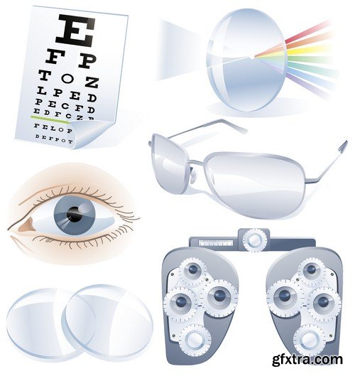 Oculist medical ophthalmologist doctor 10X EPS