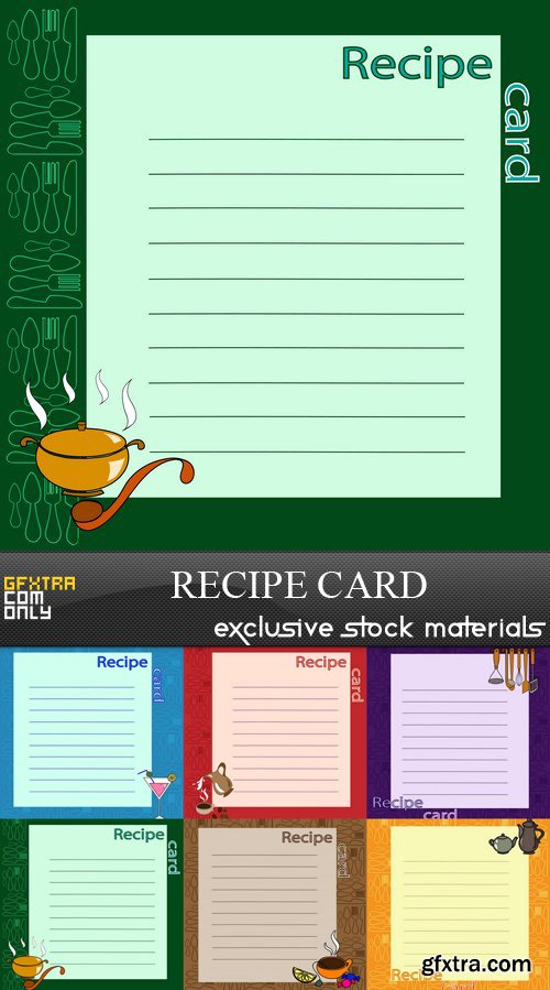 Recipe Card - 6 EPS