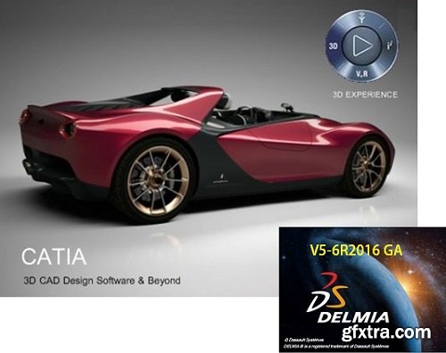 DS DELMIA V5-6R2016 GA with Docs Win64 ISO-SSQ