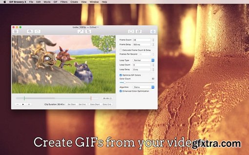 GIF Brewery 3 - Video to GIF Creator 3.0 (Mac OS X)