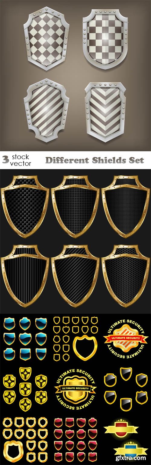 Vectors - Different Shields Set