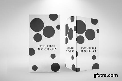 CreativeMarket 3D Box / Package Mock-Up 578133