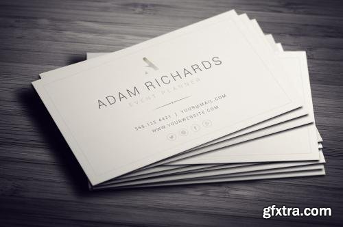 CreativeMarket Elegant Business Card 580620