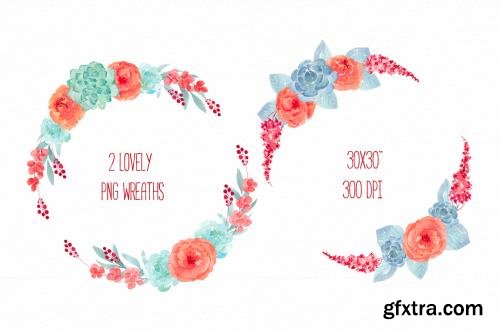 CreativeMarket Succulent mix RB-15 581259