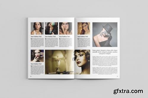 CreativeMarket Fashion Magazine Template-V434 579573