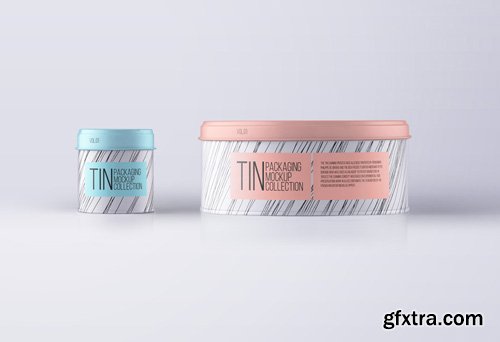 Psd Tin Container Packaging Vol 1