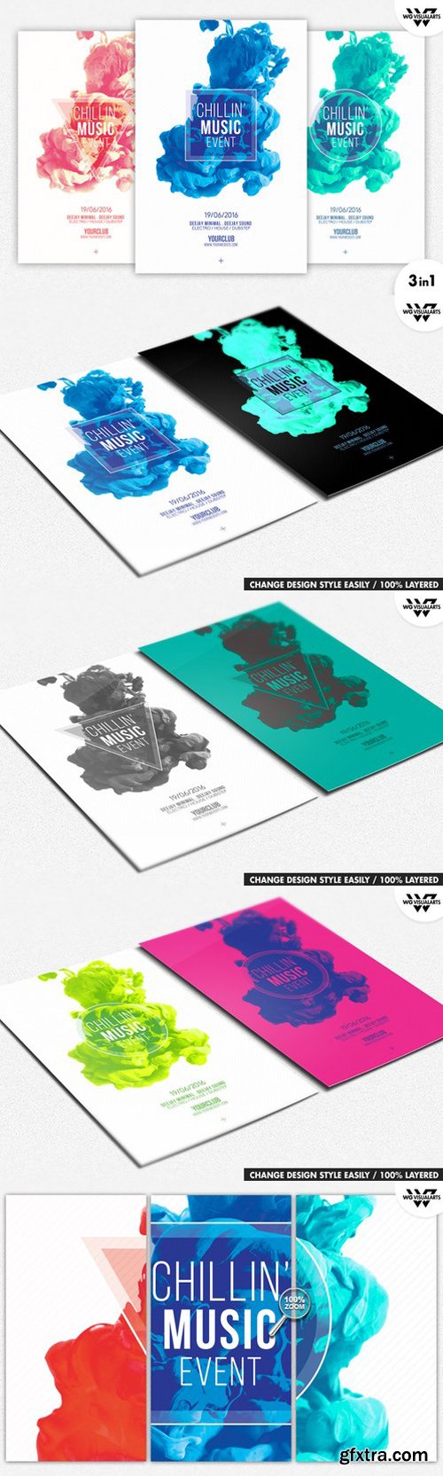 CM - MINIMAL ABSTRACT Flyer Template 431581