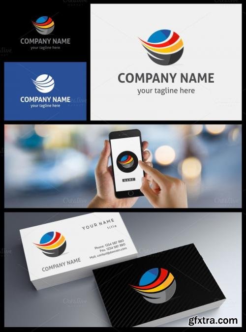 CreativeMarket Sphere Logo 577780