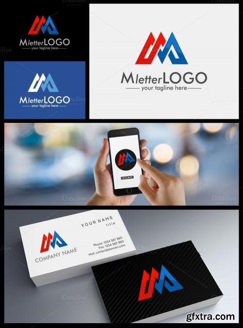 CreativeMarket M Letter Logo 577781