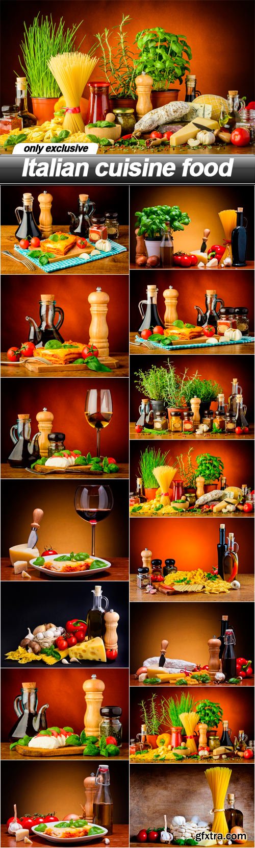 Italian cuisine food - 15 UHQ JPEG