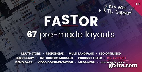 ThemeForest - Fastor v1.3.3 - Multipurpose Responsive Opencart Theme - 13611044