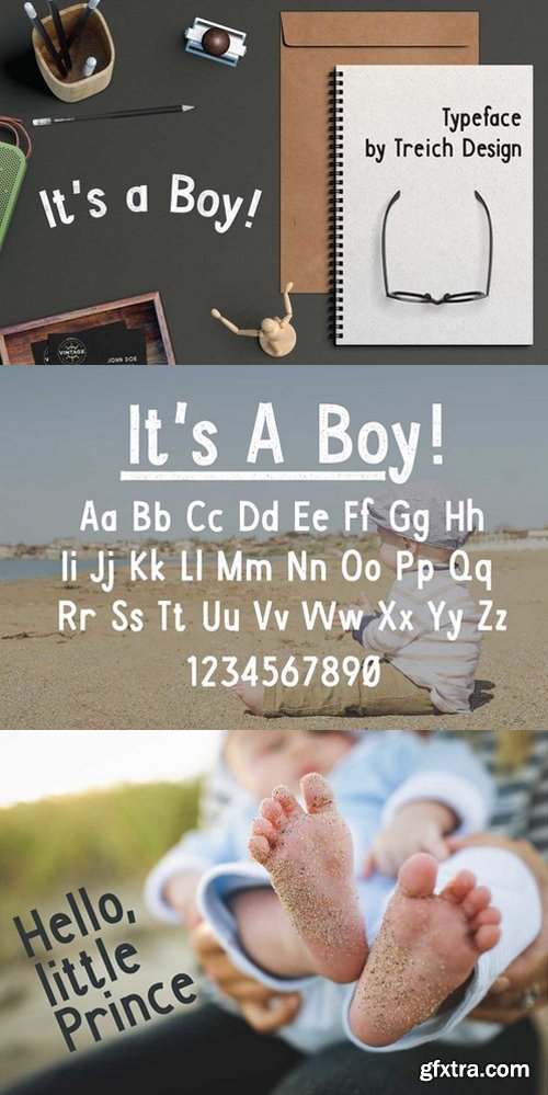 CM - It's a Boy Sans Serif Font 568903