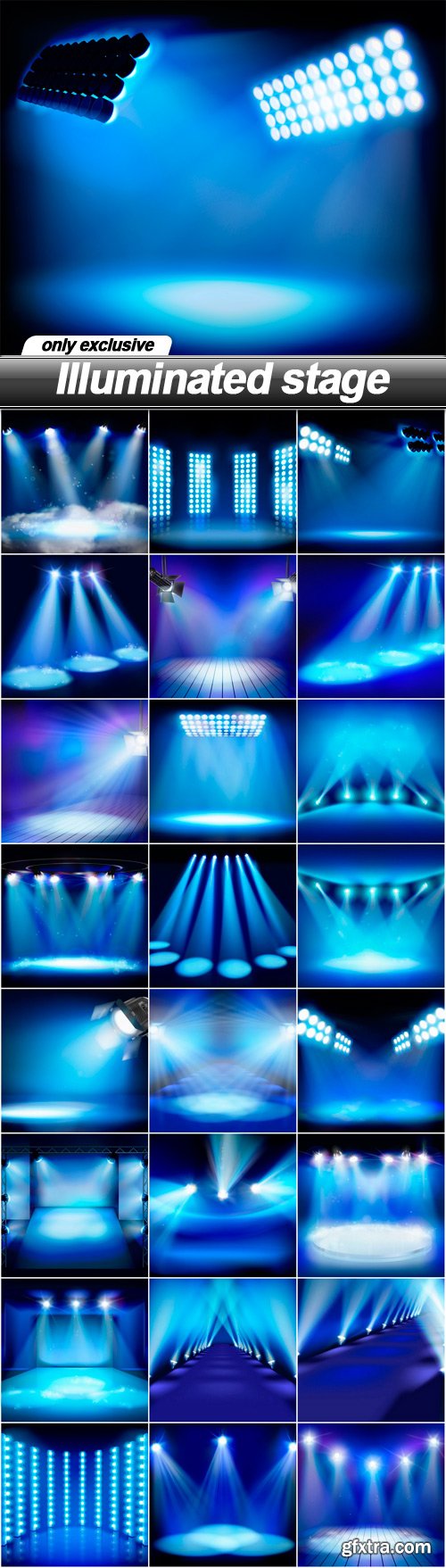 Illuminated stage - 25 EPS