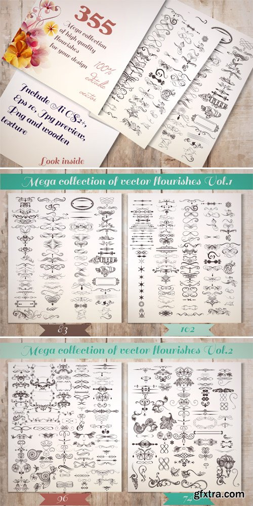 CM 434860 - Bundle of Vintage Flourishes