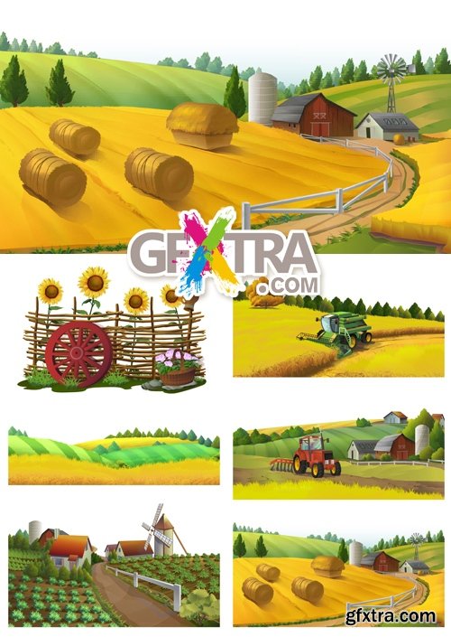 Rural Landscapes Vector 3