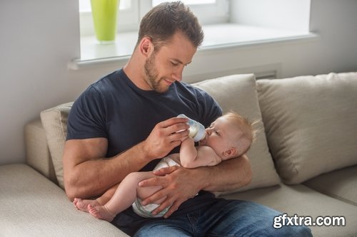 Collection of baby children eating drinking with baby bottle 25 HQ Jpeg