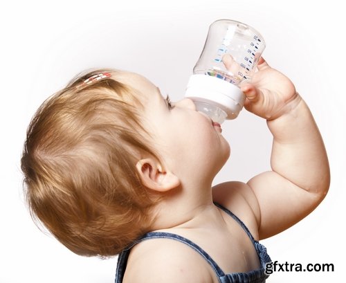 Collection of baby children eating drinking with baby bottle 25 HQ Jpeg