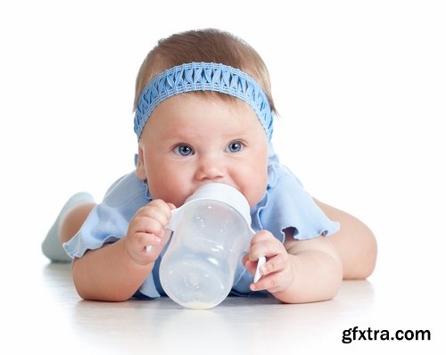 Collection of baby children eating drinking with baby bottle 25 HQ Jpeg