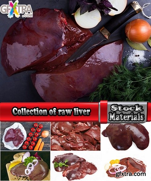 Collection of raw liver 25 HQ Jpeg