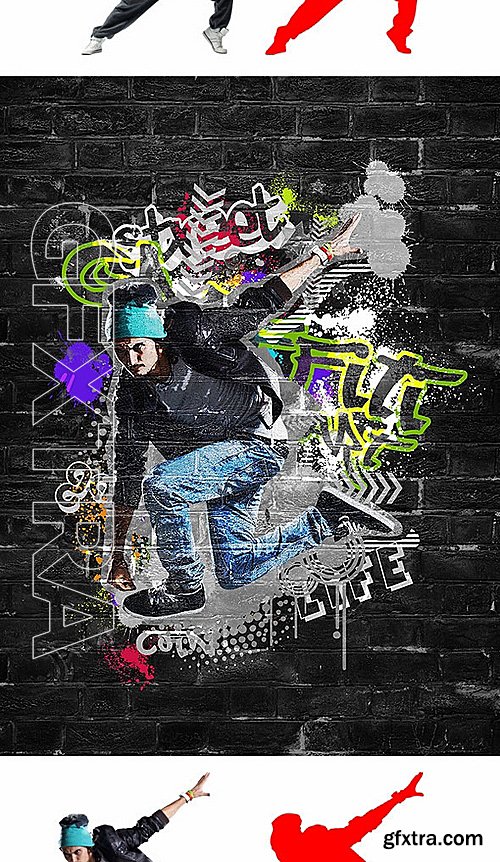 GraphicRiver - Graffiti Art Action 15109618