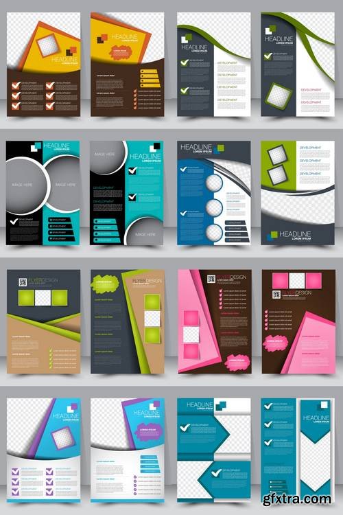 Abstract Flyer Design Background. Brochure Template 2