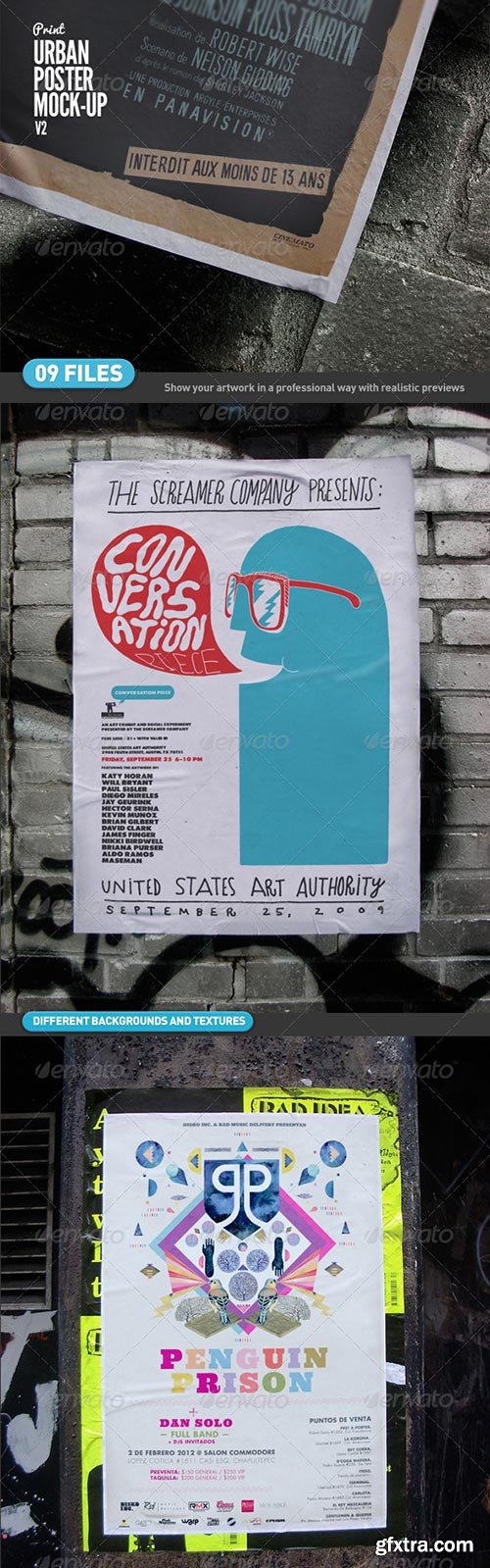 GraphicRiver - Urban Poster Mock-Up v2 4551690