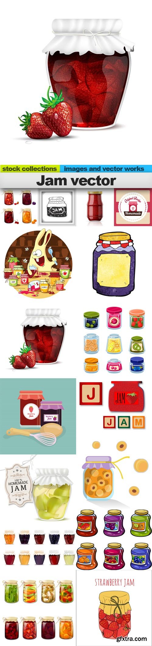 Jam vector, 15 x EPS