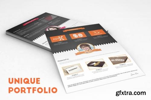 CreativeMarket Professional Resume Set 3 479899