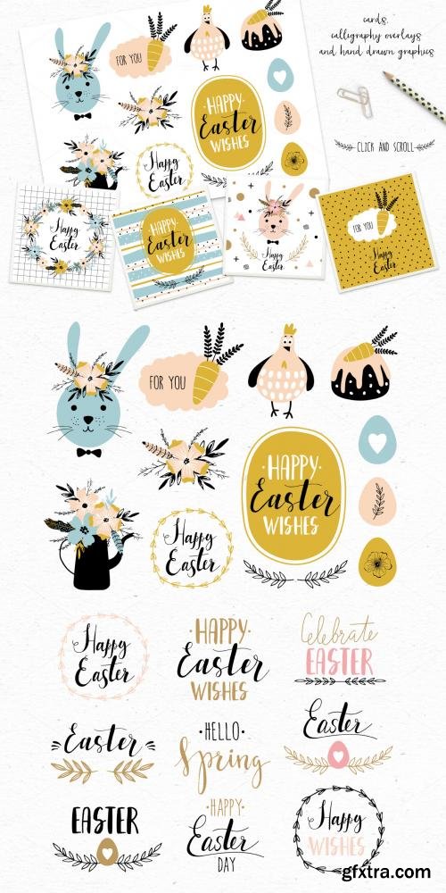 CreativeMarket Easter and Spring collection 563399