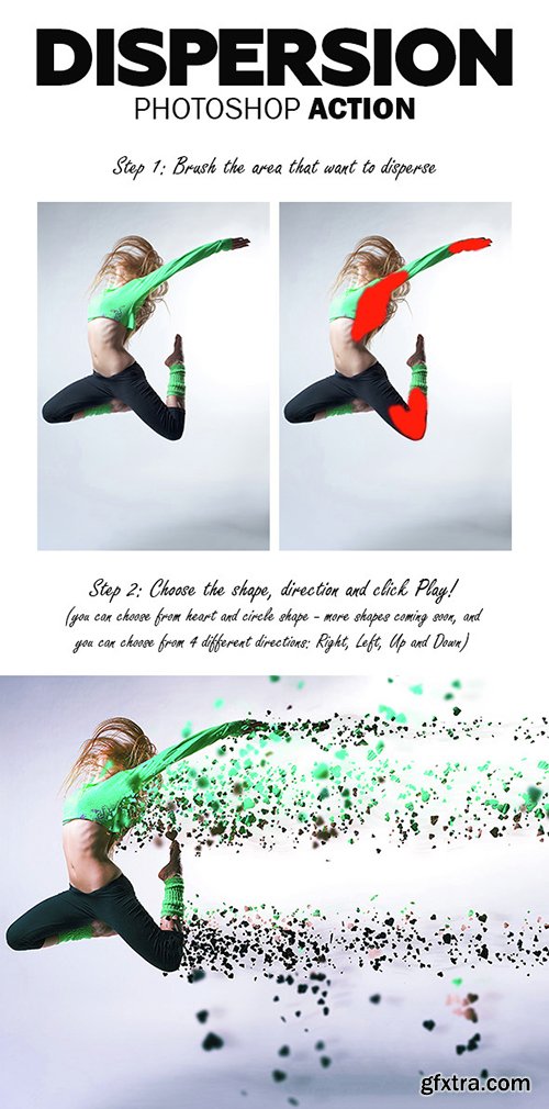 Graphicriver Dispersion Photoshop Action 14947704