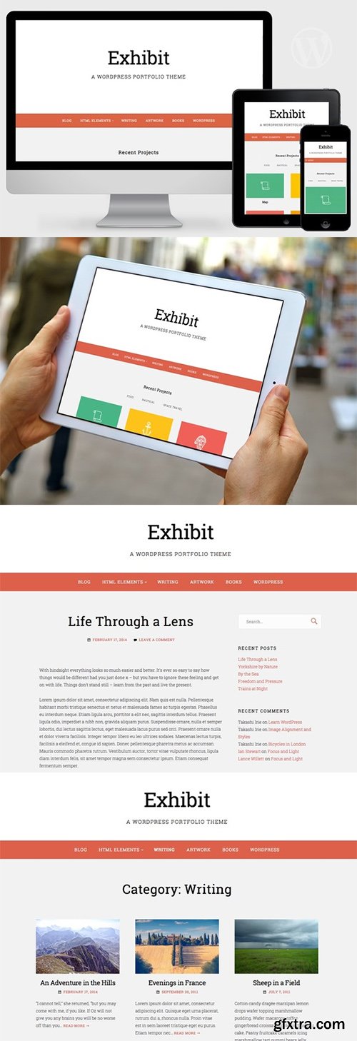 Exhibit v1.0 - WordPress Portfolio Theme - CM 348846